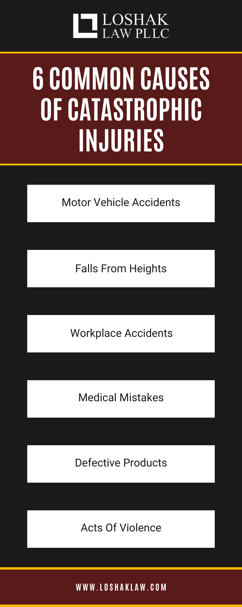 catastrophic injury lawyer Hollywood, FL Infographic